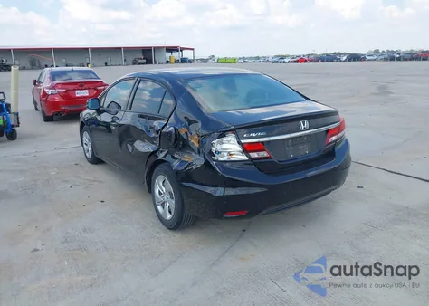 2013 Honda Civic Lx z USA, uszkodzony, nr VIN 2HGFB2F58DH558376